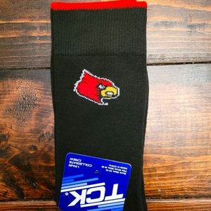 TCK collegiate cardinal crew sock